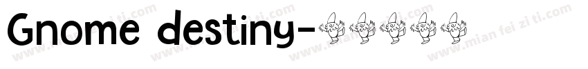 Gnome destiny字体转换